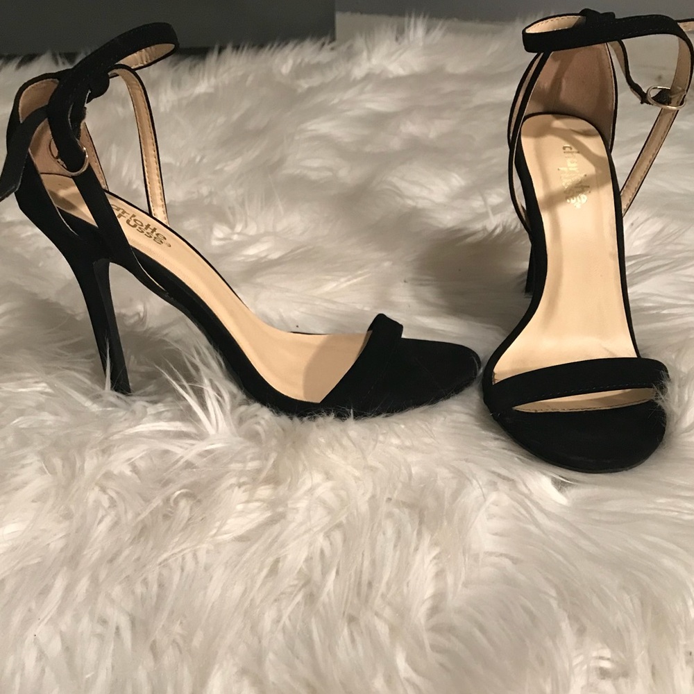 Charlotte Russe Womens Black Heels - Picture 3 of 4